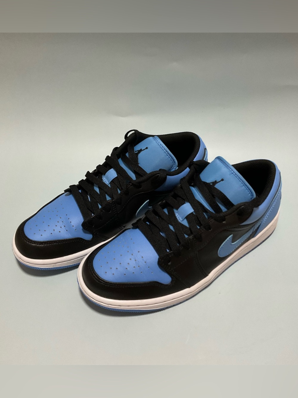 Air Jordan 1 Low University Blue/Black Men’s Shoes Size 7. 5, Pre-Owned - Picture 2 of 13